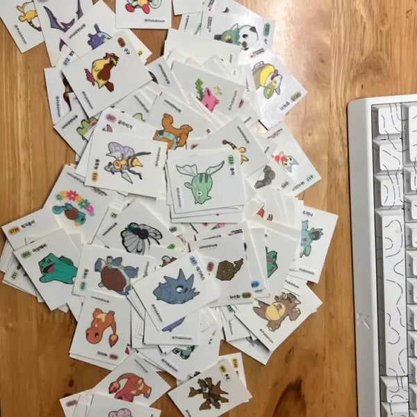 [BUNJANG] Pokemon Bread Stickers Bundle / 포켓몬 띠부실 일괄 판매