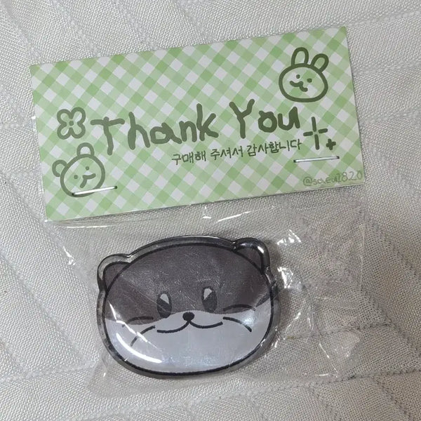 [BUNJANG] GyeDamsChulGuen Choi Yo Won Otter Acrylic Clip / 괴담출근 괴출 최요원 수달 아크릴 집게
