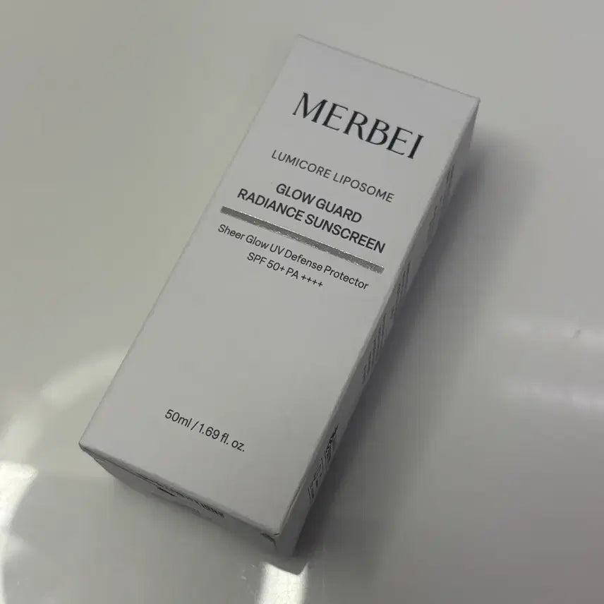 [BUNJANG] Merbei Lumicore Liposome Glow Guard Radiance Sunscreen SPF 50+ PA++++ / 메르베이 루미코어 리포솜 글로우 가드 래디언스 선스크린 안신애선크림
