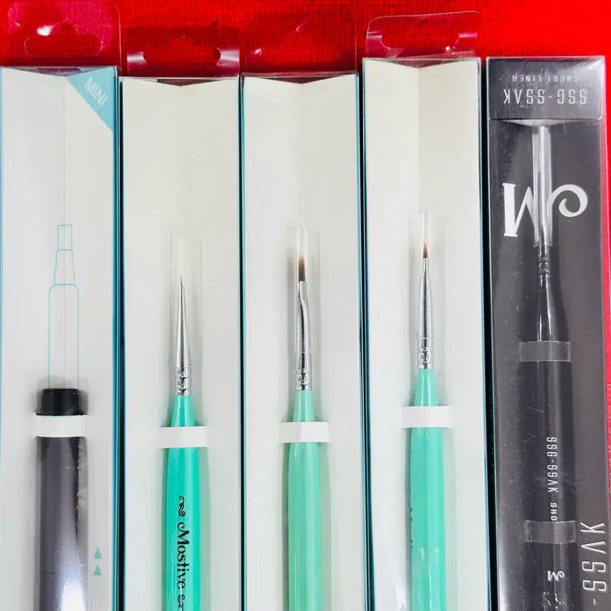 [BUNJANG] Nail Art Brush Set with Storage Bag (39 Brushes) / 네일아트 브러쉬 세트 팝니다.(브릐쉬39개+가방)