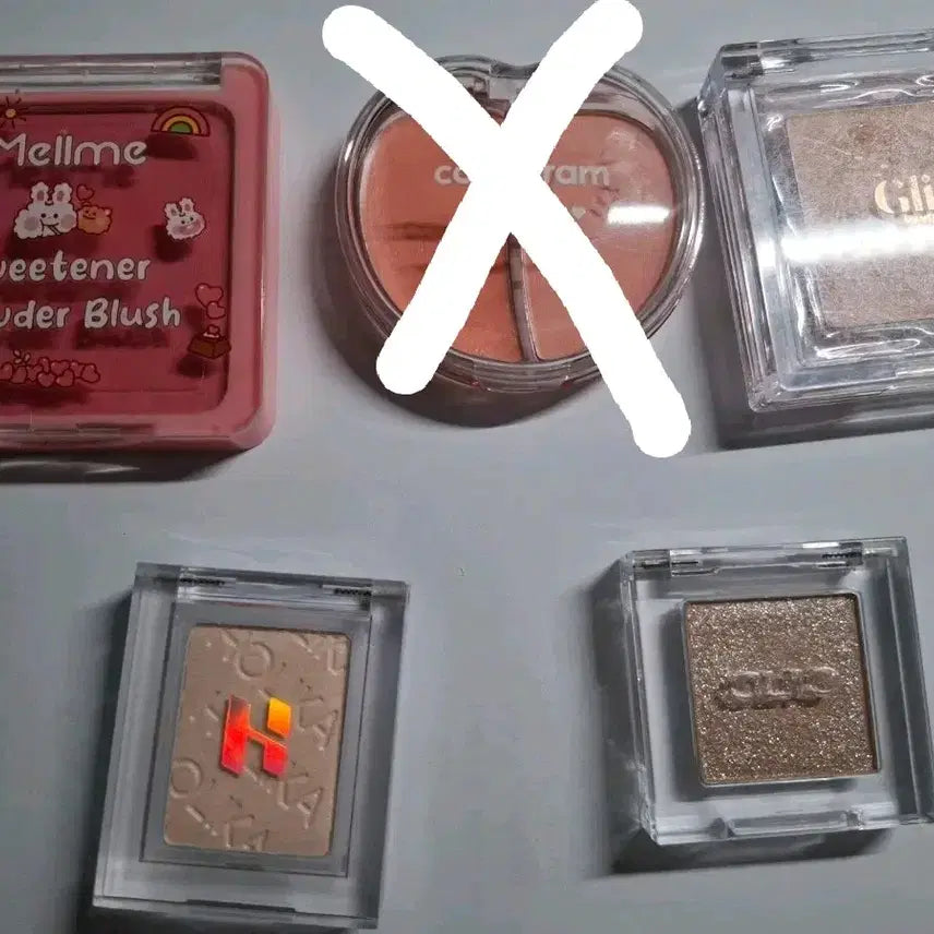 [BUNJANG] Cosmetics Bundle (Highlighter, Blusher, Shadow) / 급전) 화장품(하이라이터, 블러셔, 섀도우 등)