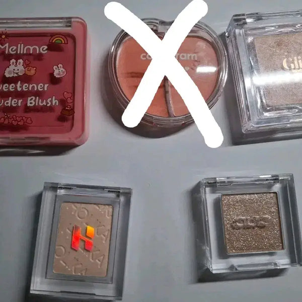 [BUNJANG] Cosmetics Bundle (Highlighter, Blusher, Shadow) / 급전) 화장품(하이라이터, 블러셔, 섀도우 등)