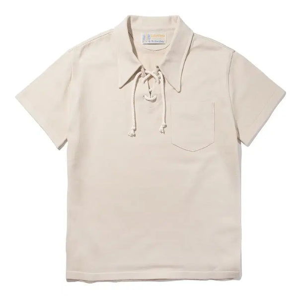 [BUNJANG] Lofty Opus Lace Polo Shirt Ecru / [40] 로프티 오퍼스 레이스 폴로 셔츠 에크루