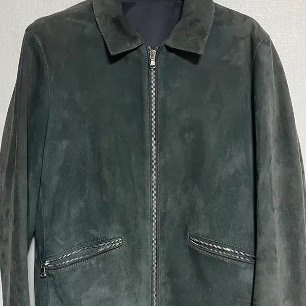 [BUNJANG] Solid Homme 16SS Suede Jacket Dark Green Size 46 / 우영미 솔리드옴므 16ss 스웨이드 자켓 다크그린 46사이즈