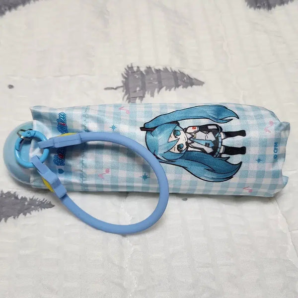 [BUNJANG] Hatsune Miku 3-Section Folding Umbrella / 미쿠 양우산