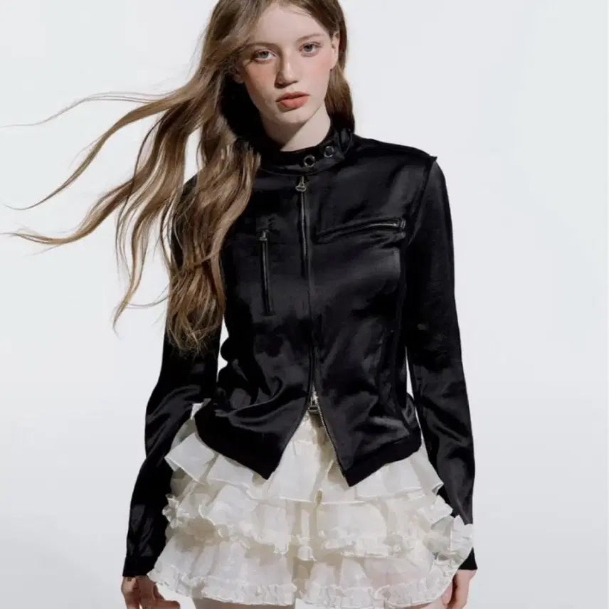 [BUNJANG] Ruffneck Tutu Skirt Cream / 러프넥 튜튜 스커트 크림 새상품
