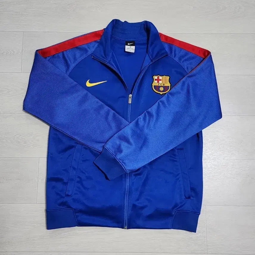 [BUNJANG] Nike FC Barcelona Track Top Jersey Zip-Up M / 나이키 FC 바르셀로나 유니폼 트랙탑 져지집업 M