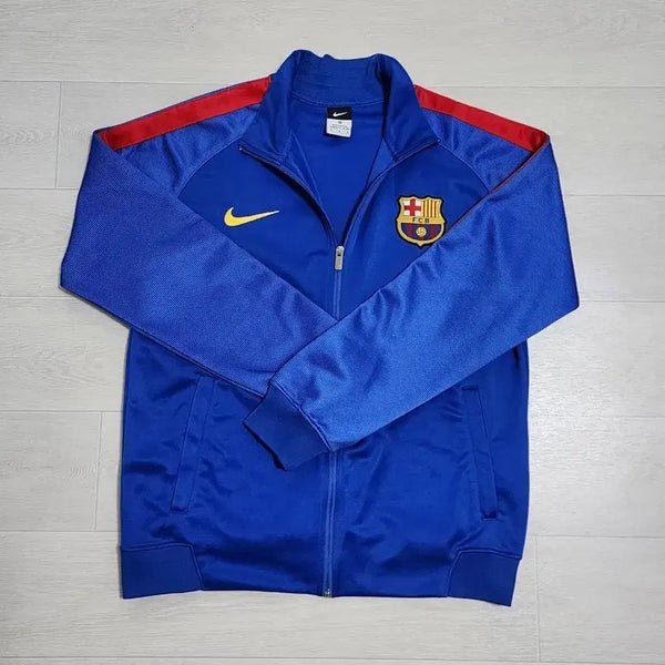 [BUNJANG] Nike FC Barcelona Track Top Jersey Zip-Up M / 나이키 FC 바르셀로나 유니폼 트랙탑 져지집업 M