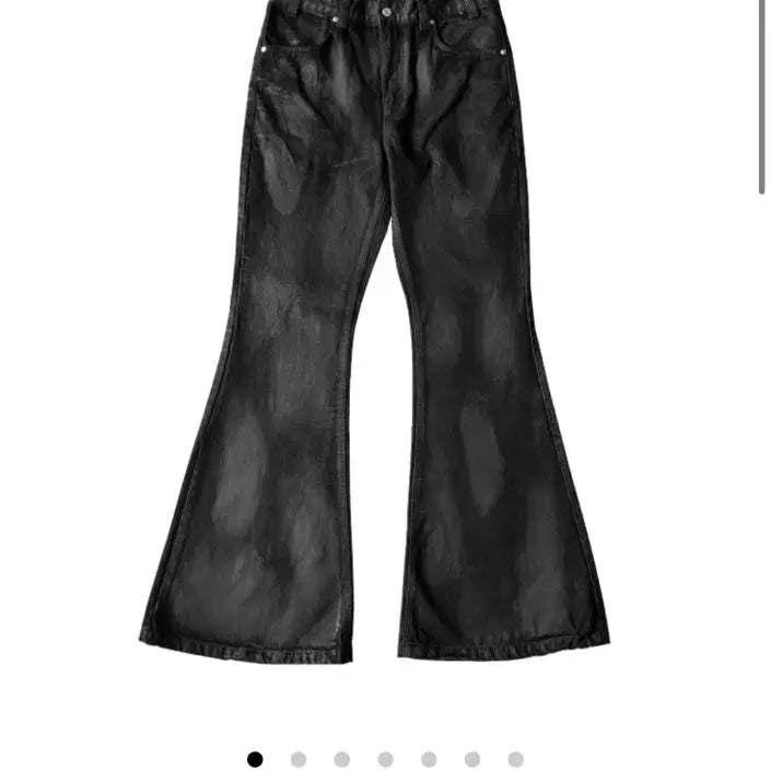 [BUNJANG] I Feel Lucky Coated Denim Bootcut Pants / 아이필럭키 팬츠