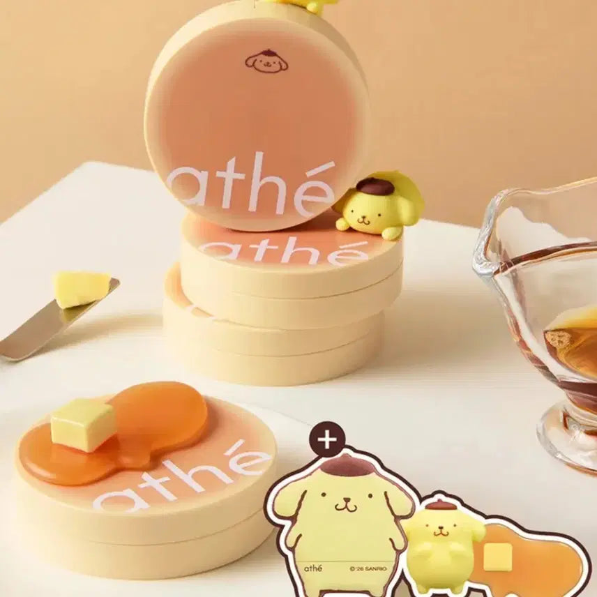 [BUNJANG] Ate Fernpompom Purin Tone-Up Sun Cushion Parts Special Set Rose Petal / 아떼 폼폼푸린 톤업 선쿠션 파츠 기획세트 로즈 페탈