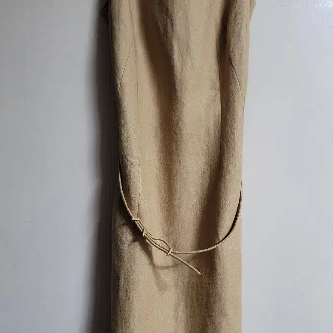[BUNJANG] Hugo Boss Women's Linen Belted Dress / HUGO  BOSS 여성 린넨 벨티드 원피스 55