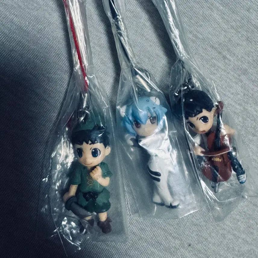 [BUNJANG] Evangelion Classic Keychains 3-Set (New) / 에반게리온 고전 키링 새제품  3종세트