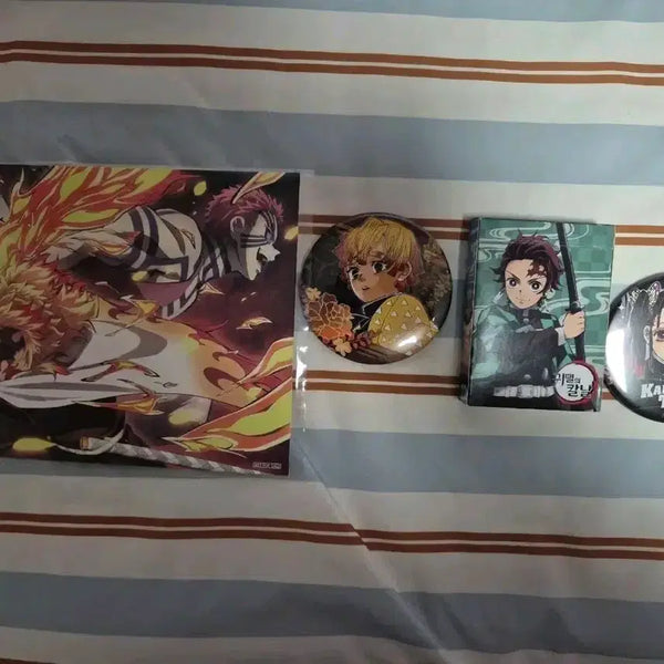 [BUNJANG] Demon Slayer Goods Set Card & Badge / 귀멸의 칼날 굿즈