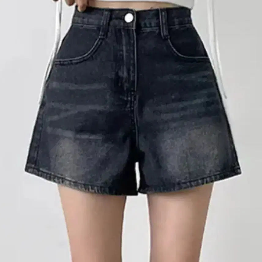 [BUNJANG] Black Denim Shorts / 데님팬츠 반바지 흑청