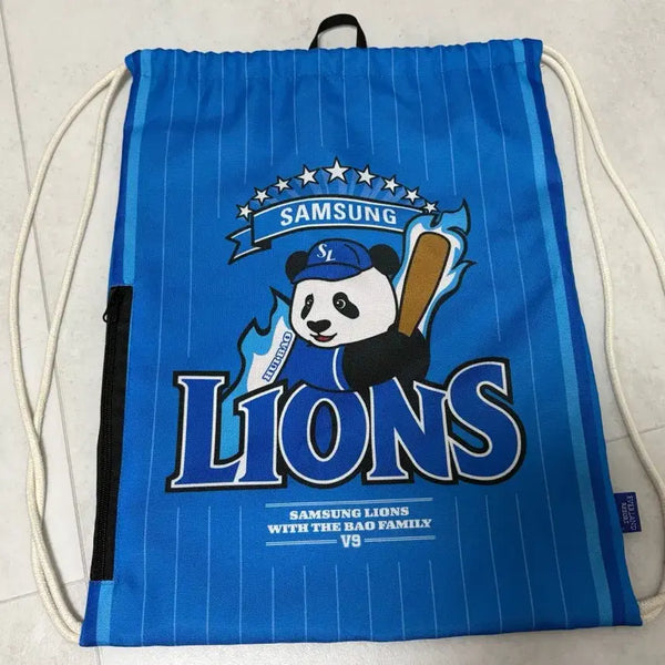 [BUNJANG] Samsung Lions Hoi-Bao Gym Sack / 삼성라이온즈 후이바오 짐색