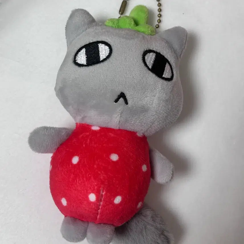 [BUNJANG] Ganadi Gonya Nyani Strawberry Charm / 미사용)가나디 고냐니 딸기 키링