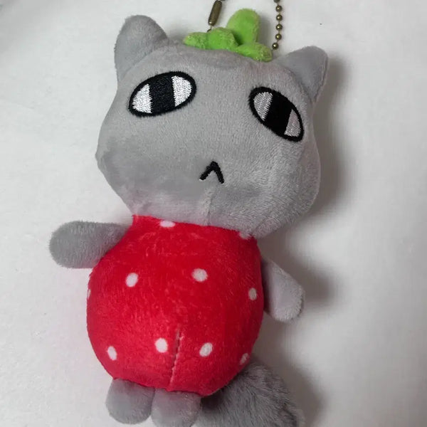 [BUNJANG] Ganadi Gonya Nyani Strawberry Charm / 미사용)가나디 고냐니 딸기 키링
