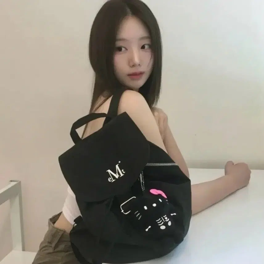 [BUNJANG] Musent Mini Backpack Black / 무센트 미니 백팩 블랙