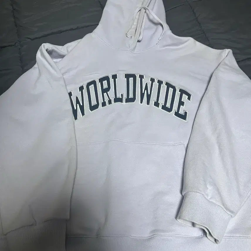 [BUNJANG] Ames Worldwide Hoodie Lilac / Ames 아메스 / 월드 와이드 후드 연보라 / 2