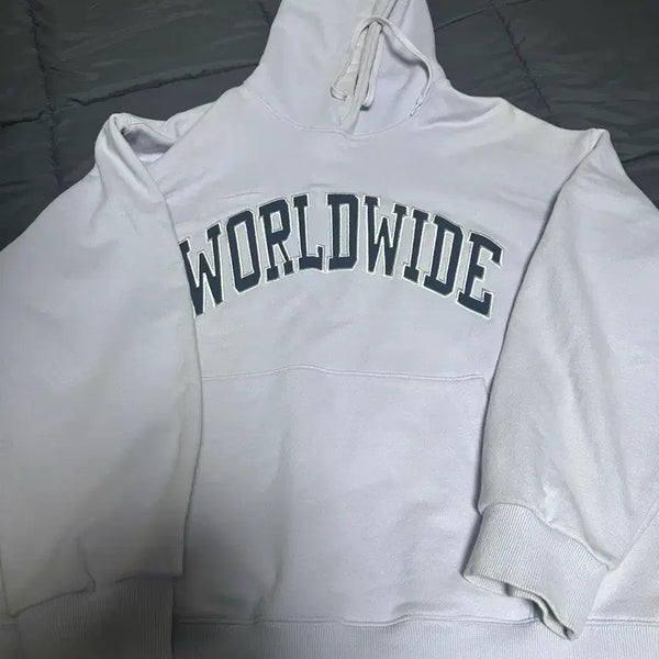 [BUNJANG] Ames Worldwide Hoodie Lilac / Ames 아메스 / 월드 와이드 후드 연보라 / 2