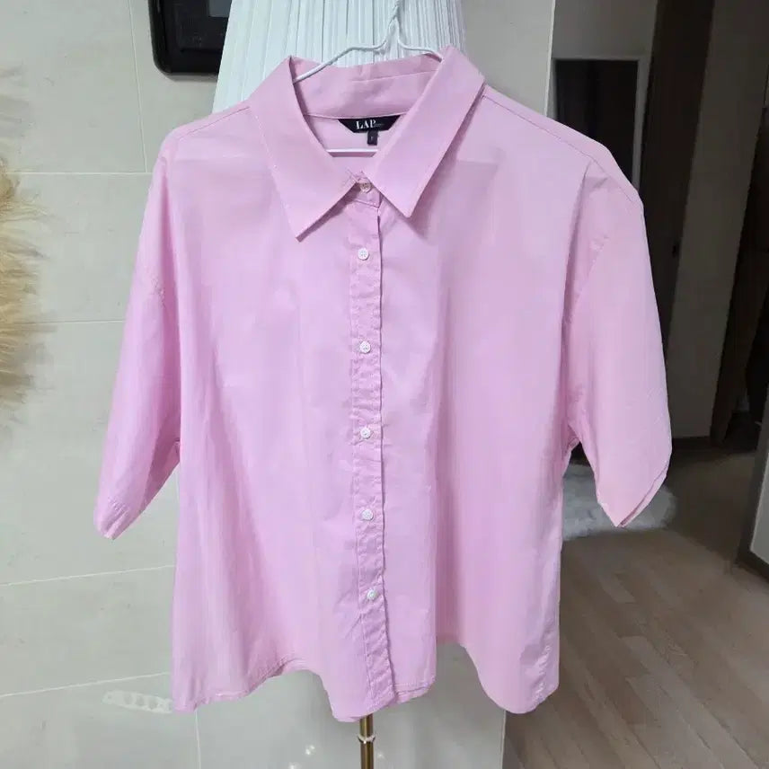 [BUNJANG] LAP Short Sleeve Shirt (Unused, Slight Discoloration) / LAP 반팔남방 (미사용, 미세오염)