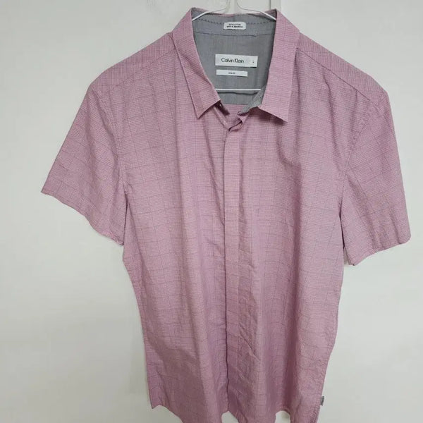 [BUNJANG] Calvin Klein Men's Short Sleeve Shirt / 캘빈클라인 남성 반팔 셔츠 100L@9995