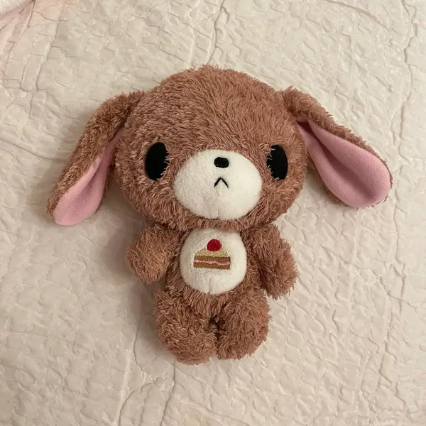 [BUNJANG] Sanrio Sugarbunnies Pink Tag Kurousa Embroidered Doll Japanese Vintage Rabbit / 고전 산리오 슈가바니즈 핑크택 쿠로우사 자수 인형 구체관절인형 일본 빈티지 토끼인형