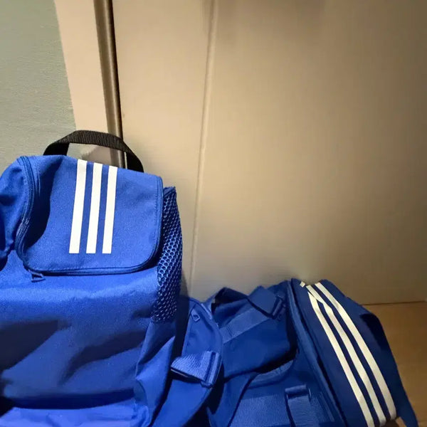 [BUNJANG] Adidas Blue Backpack / 아디다스 파란색 가방, 아디다스 신발 가방