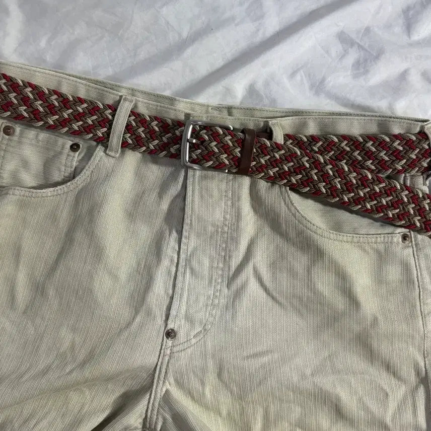 [BUNJANG] Vintage Braided Stretch Belt / 빈티지 브레이드 스트레치 벨트