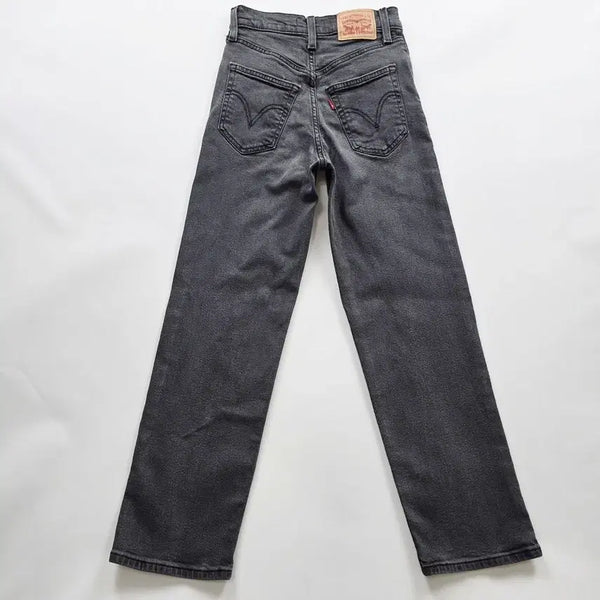 [BUNJANG] Levi's Gray Straight Fit Button Fly Jeans - Size 24 / 리바이스 청바지 그레이진 스판 버튼 데님 사이즈24 R6797