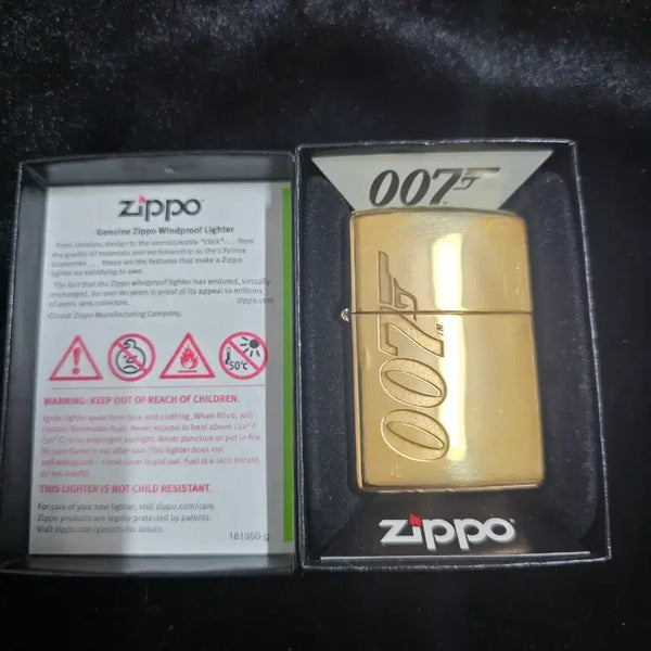 [BUNJANG] Zippo 007 Limited Edition Gold Lighter / zippo 지포 007 한정판 골드 라이터 정품