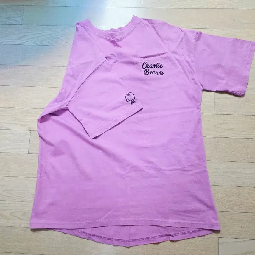 [BUNJANG] Men's Embroidered Logo Short Sleeve T-Shirt / (착샷) 남자반팔 자수 로고