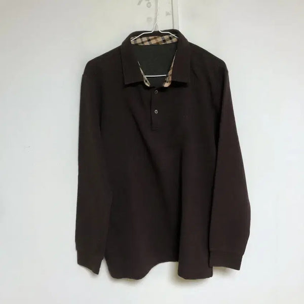 [BUNJANG] Daks Men's Long Sleeve T-Shirt XL / 닥스 남성 봄가을 긴팔티 105XL@9976