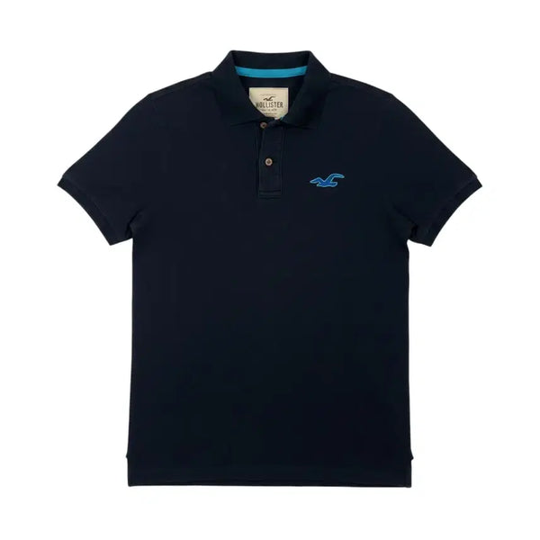[BUNJANG] Hollister Small Patch Collar T-Shirt Navy (L) / (L) 홀리스터 스몰패치 카라 티 네이비