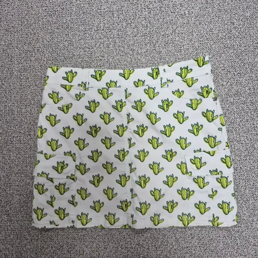 [BUNJANG] WAAC Cartoon Pattern Golf Skirt / WAAC 카툰 패턴 골프 스커트 2 (허리 67cm)