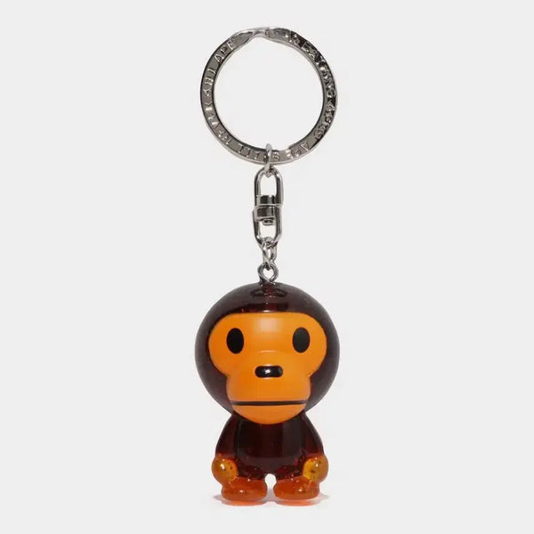 [BUNJANG] BAPE BABY MILO Keychain (M) Brown / 베이프 베이비 마일로 키체인(M) BROWN