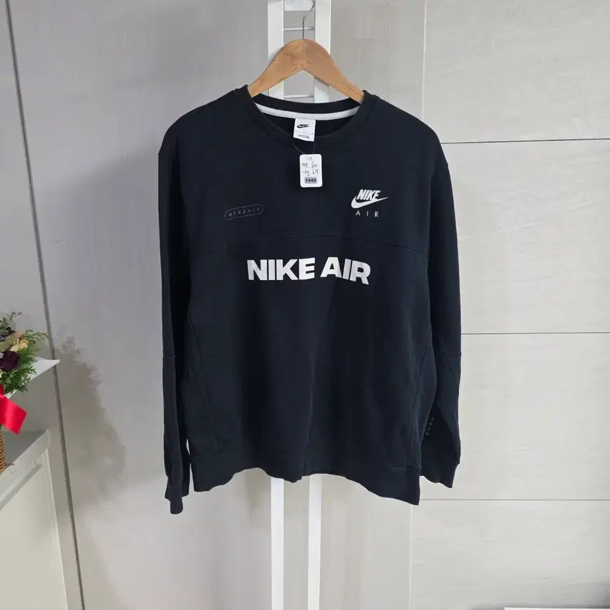 [BUNJANG] Nike Air Sweatshirt Black / 나이키 에어 맨투맨 블랙