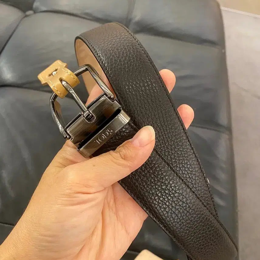 [BUNJANG] Tod's Leather Belt (Brown) / 토즈벨트