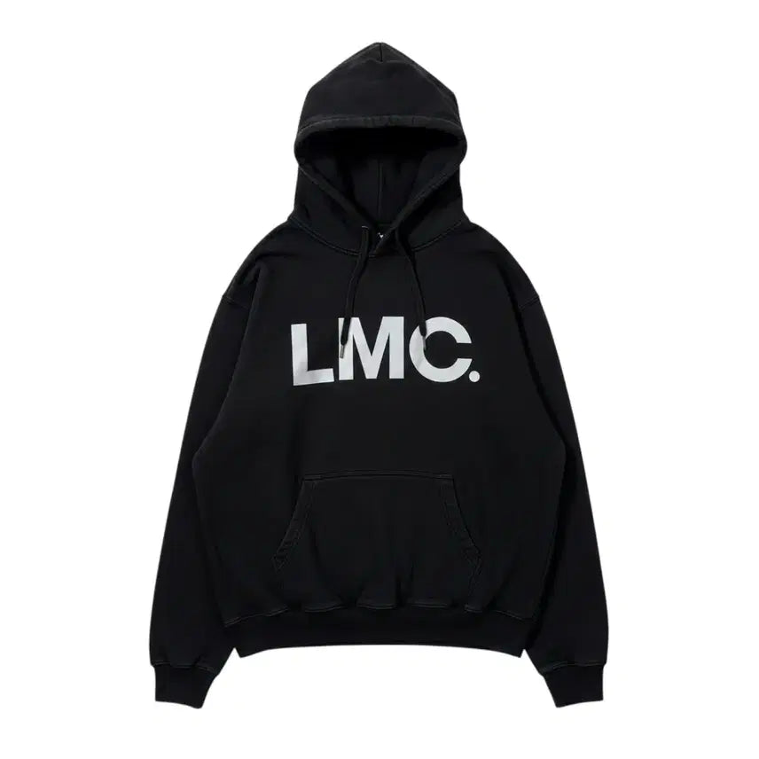 [BUNJANG] LMC Reflective Big Logo Hoodie Black (S) / (S) LMC 리플렉티브 빅로고 후드 티 블랙