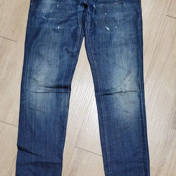 [BUNJANG] DSQUARED2 Paint Red Tab Slim Jeans EU46 / 디스퀘어드2 페인트 레드탭 슬림진 EU46