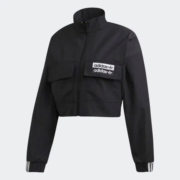 [BUNJANG] Adidas Cropped Track Top Jacket Black ED7444 / 일본정품) 아디다스 크롭 자켓 블랙 트랙탑 ED7444