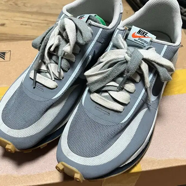 [BUNJANG] Nike Sacai LD Waffle Cool Grey / 나이키 사카이 ld 쿨그레이 255-260