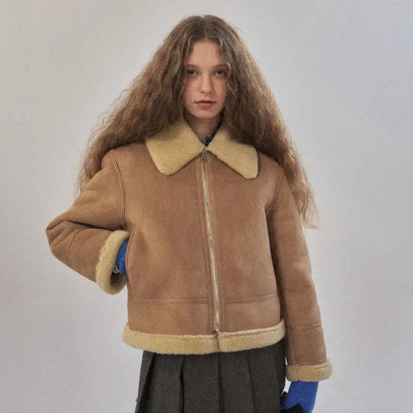 [BUNJANG] Smooth Mood Harry Shearling Jacket / 스무스무드 해리 무스탕(이유미 착용)