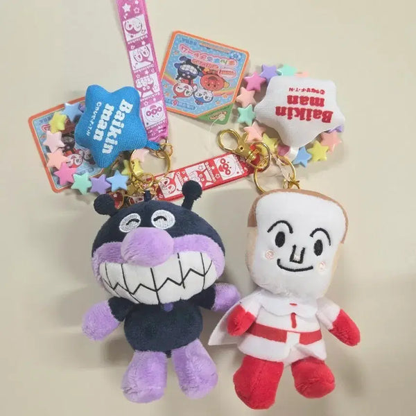 [BUNJANG] Anpanman Bacteria Man Shokupanman Keyring / (새상품) 호빵맨 세균맨 식빵맨 키링
