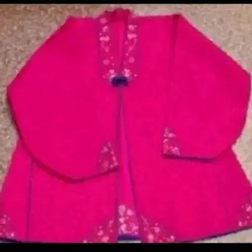 [BUNJANG] Pink Half Majaeo Hanbok / 핑크색 반 마고자