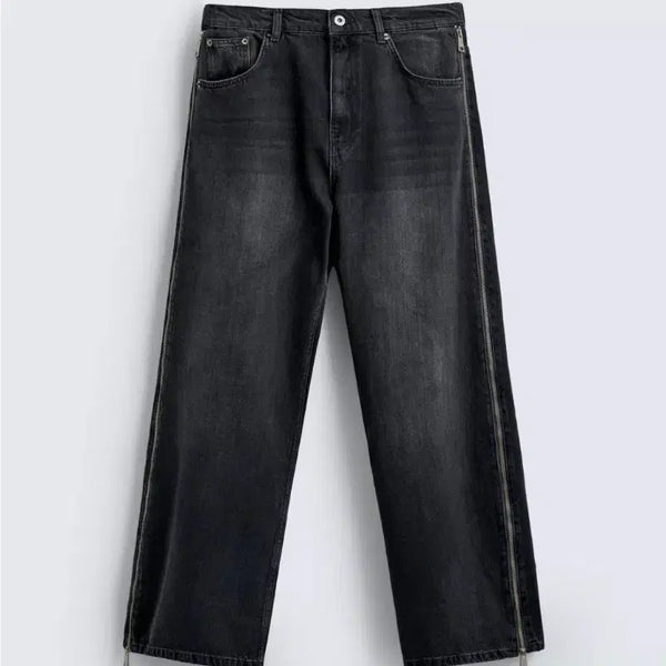 [BUNJANG] Zara Flare Fit Zipper Denim Jeans / 자라 플레어핏 지퍼 데님 진 34