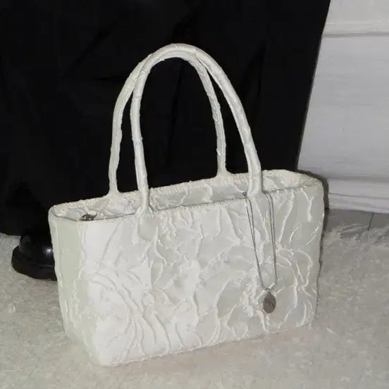 [BUNJANG] RLA Flower Jacquard Dot Bag / RLA 아렐레이 플라워 자카드 도트백 팔아요