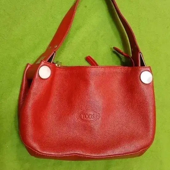 [BUNJANG] Tod's Women's Tote Bag Red Leather / 토즈 여성 가방 레드