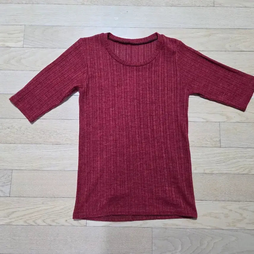[BUNJANG] Ribbed T-Shirt / (착샷) 골지 티셔츠