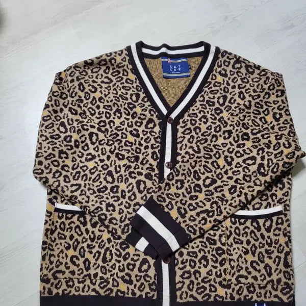 [BUNJANG] Romantic Crown Leopard Pattern Cardigan XL / XL 로맨틱 크라운 가디건